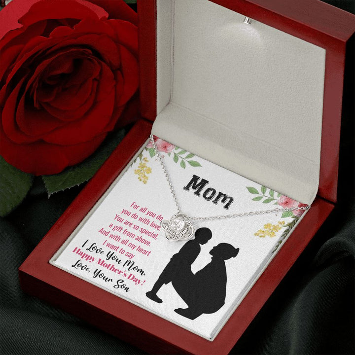 Happy Mother's Day | For all you do, you do with love - Love Knot Necklace