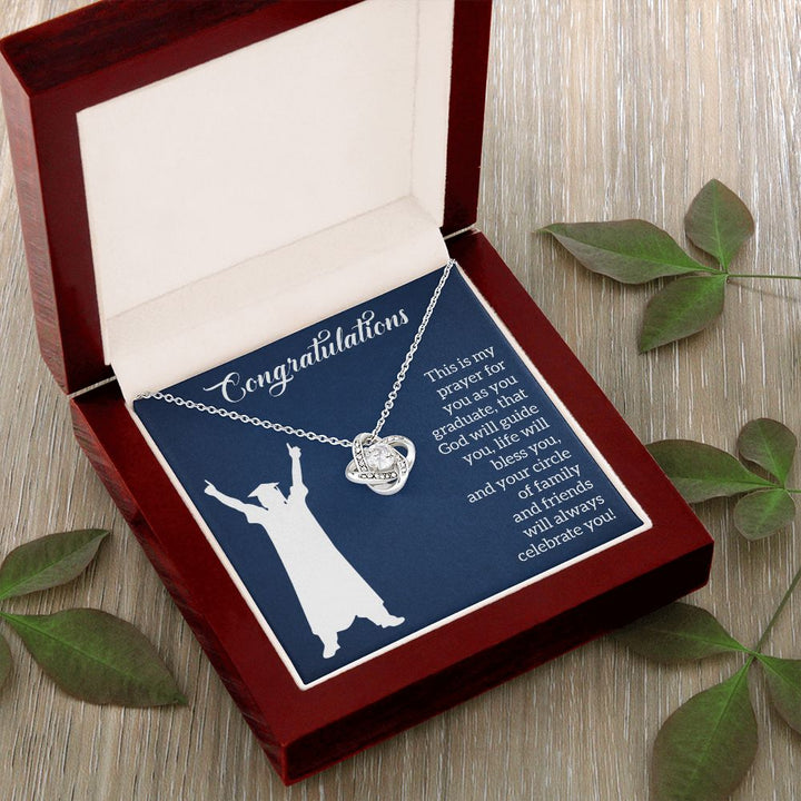 Happy Graduation | Steps to Greatness - Love Knot Necklace