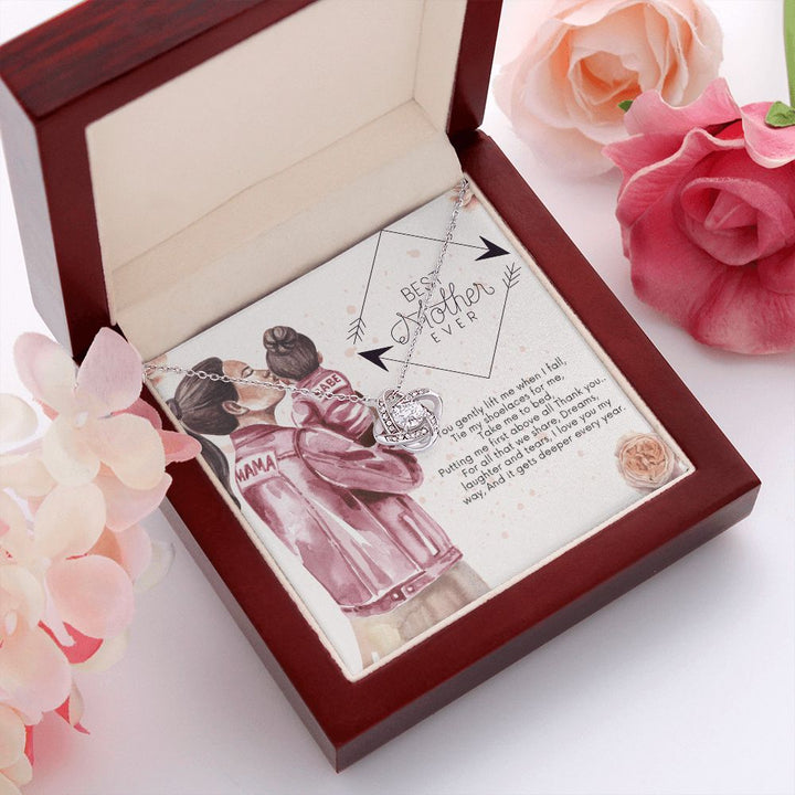 Happy Mother's Day | Thank you for putting me first above all - Love Knot Necklace