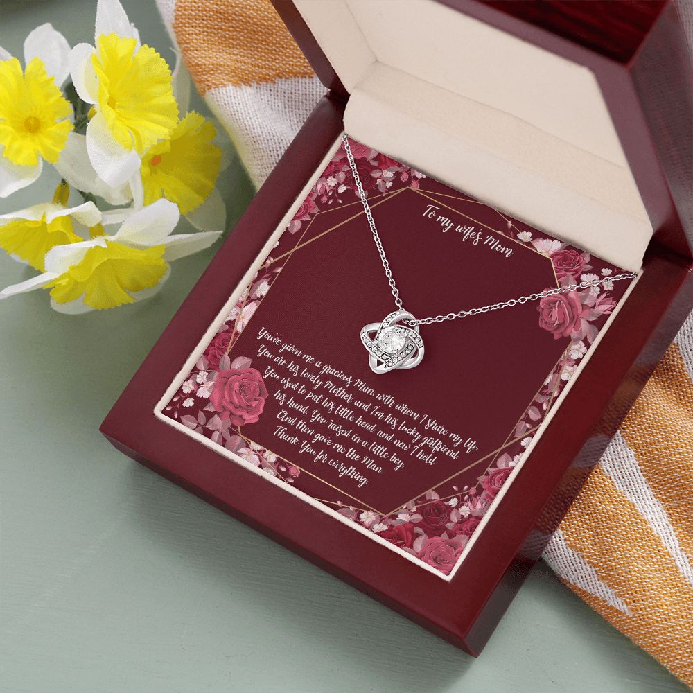 To My Mother-in-Law | Grateful for mom-in-law - Love Knot Necklace
