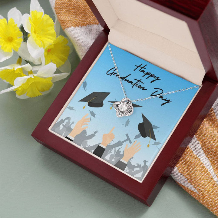 Happy Graduation | Reach for the Stars - Love Knot Necklace