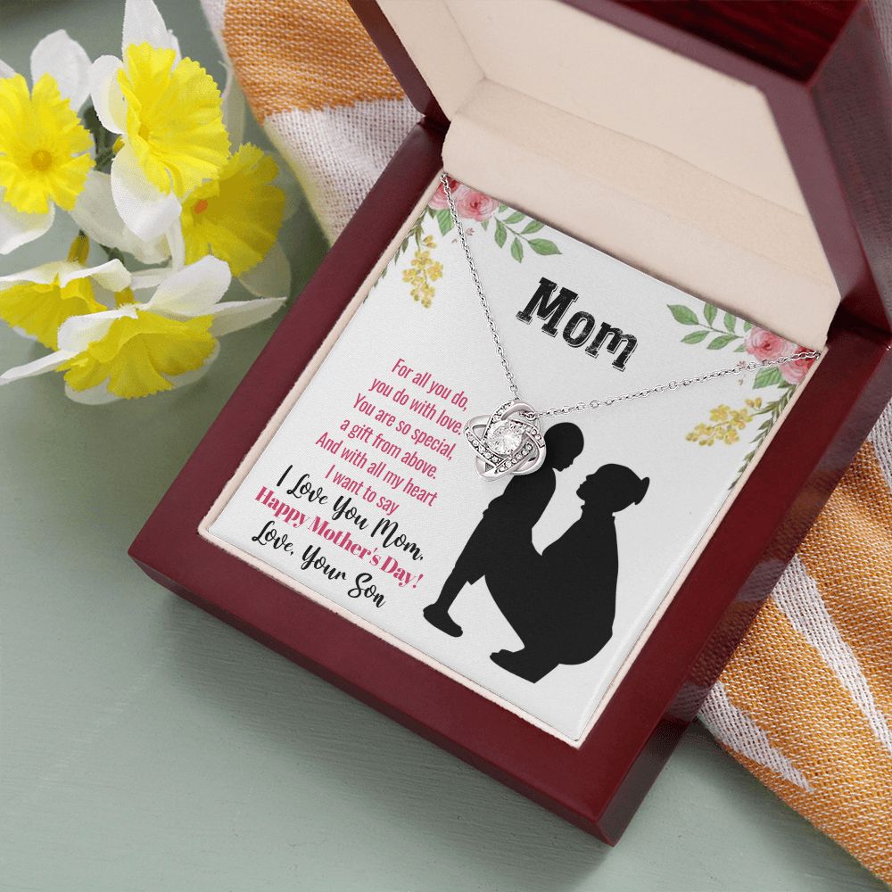 Happy Mother's Day | For all you do, you do with love - Love Knot Necklace