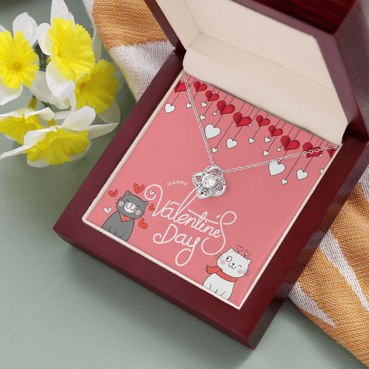 Happy Valentine's Day | A love that lasts a lifetime - Love Knot Necklace
