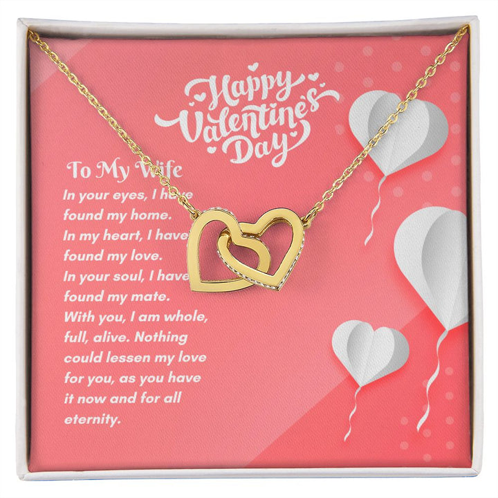 Happy Valentine's Day | Unending Love for You - Interlocking Hearts Necklace