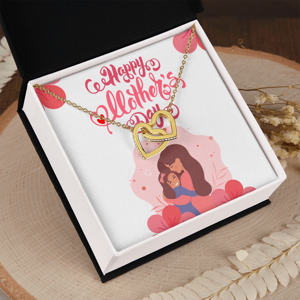 Happy Mother's Day | Thanks for always being my rock - Interlocking Hearts Necklace