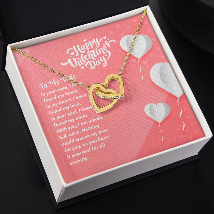 Happy Valentine's Day | Unending Love for You - Interlocking Hearts Necklace