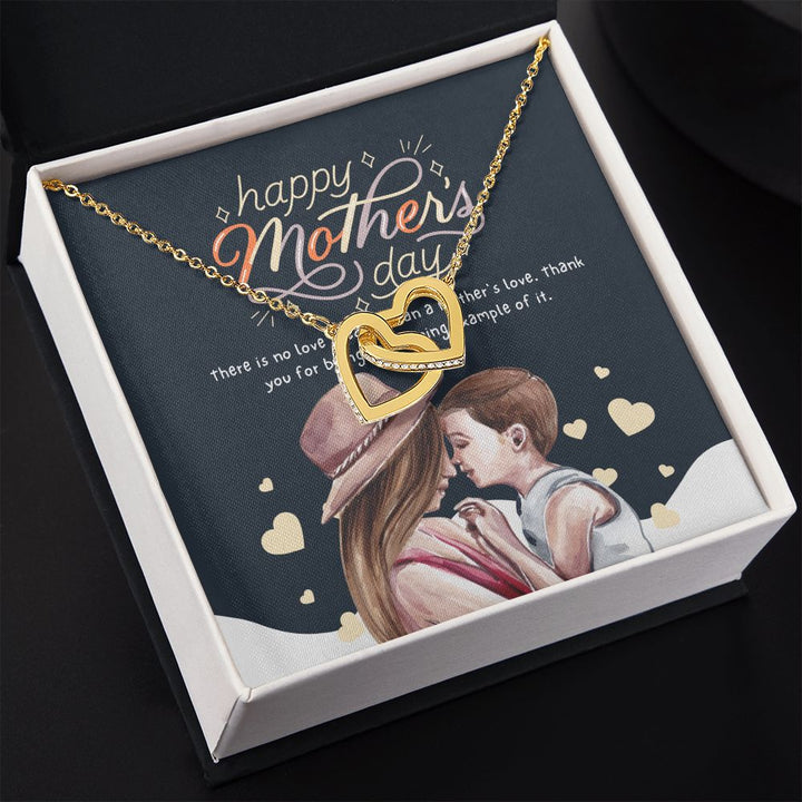 Happy Mother's Day | Thank you for being a good example - Interlocking Hearts Necklace