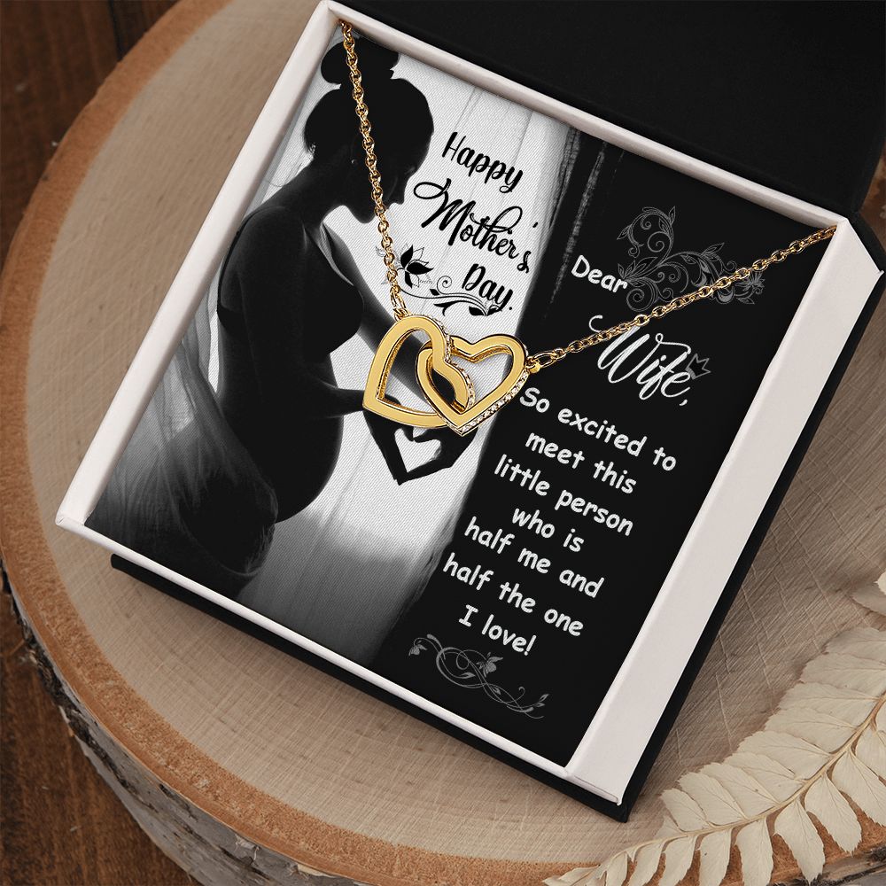 Happy Mother's Day | A lifetime of gratitude for all you do -  Interlocking Hearts Necklace
