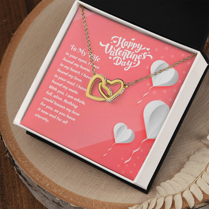 Happy Valentine's Day | Unending Love for You - Interlocking Hearts Necklace