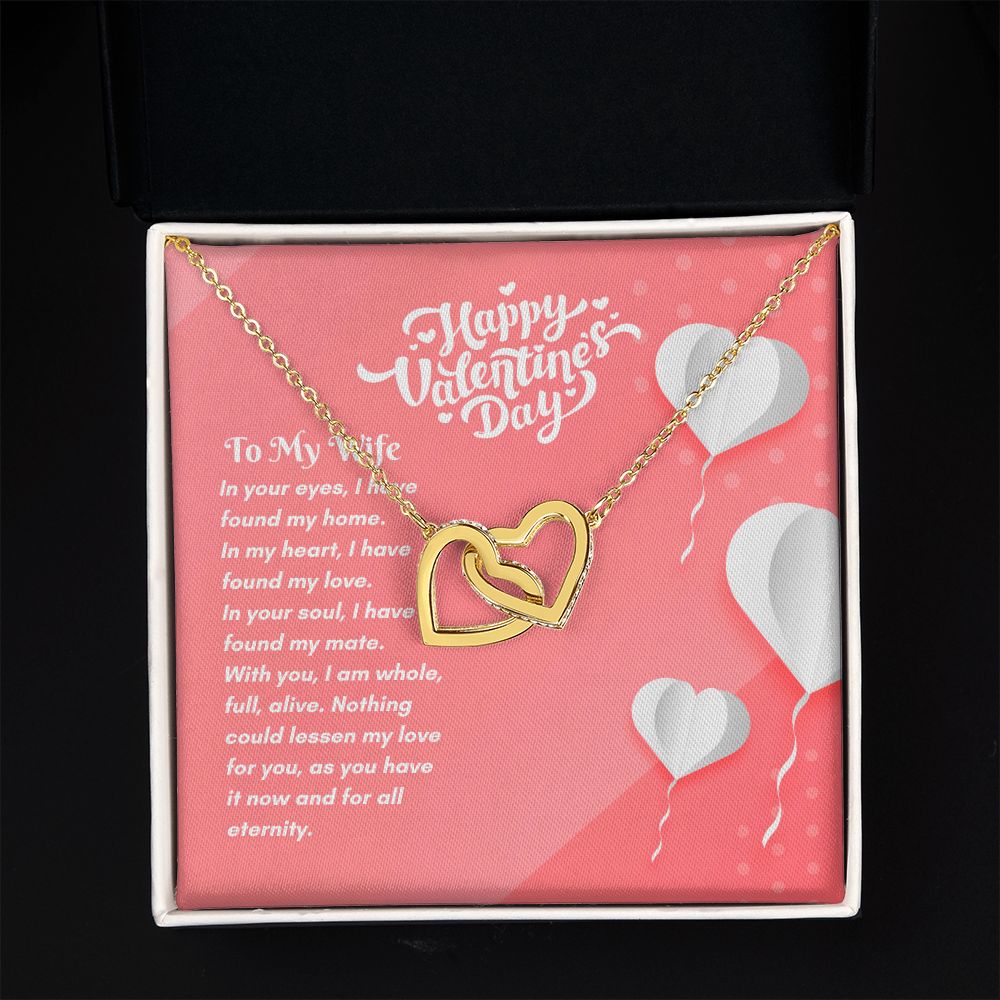 Happy Valentine's Day | Unending Love for You - Interlocking Hearts Necklace