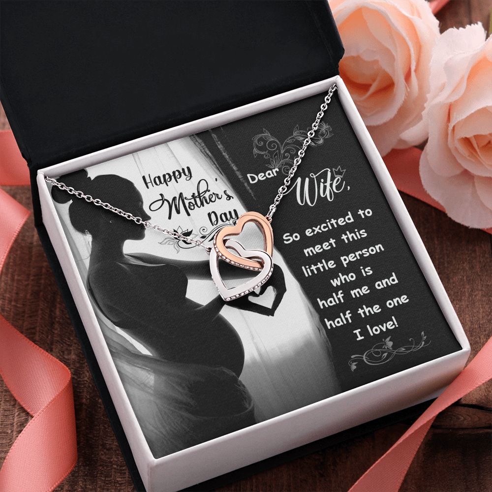 Happy Mother's Day | A lifetime of gratitude for all you do -  Interlocking Hearts Necklace