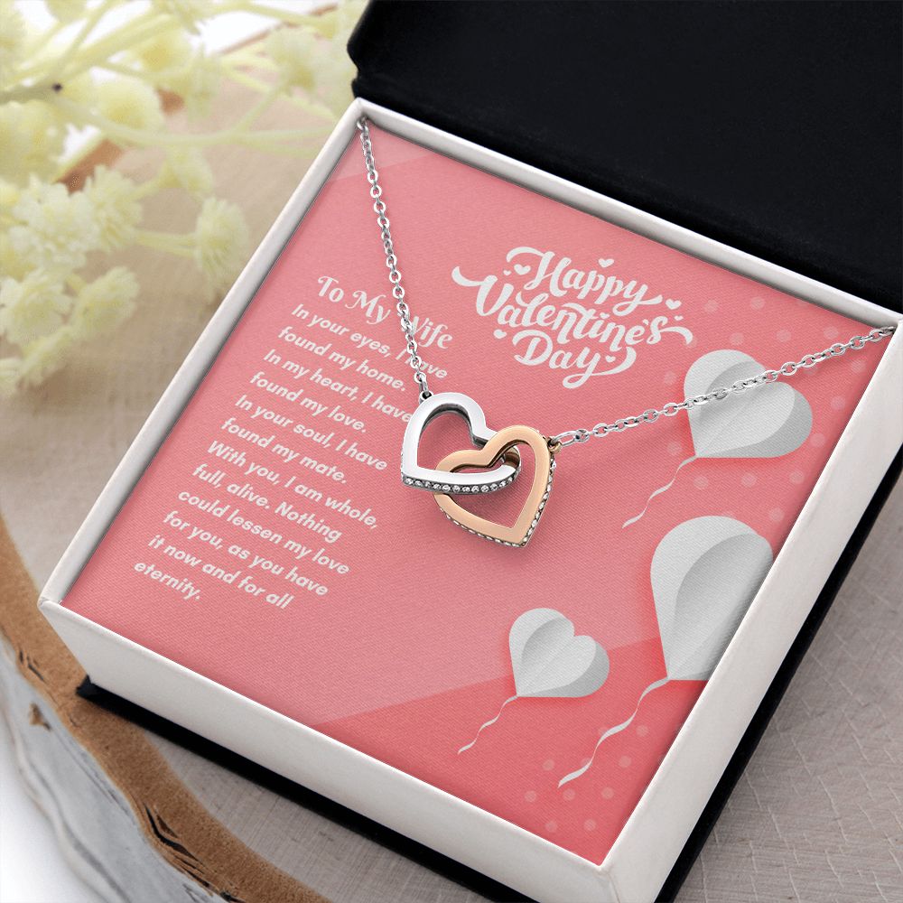 Happy Valentine's Day | Unending Love for You - Interlocking Hearts Necklace