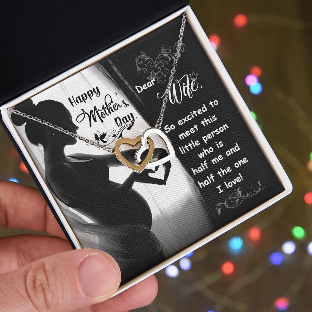 Happy Mother's Day | A lifetime of gratitude for all you do -  Interlocking Hearts Necklace