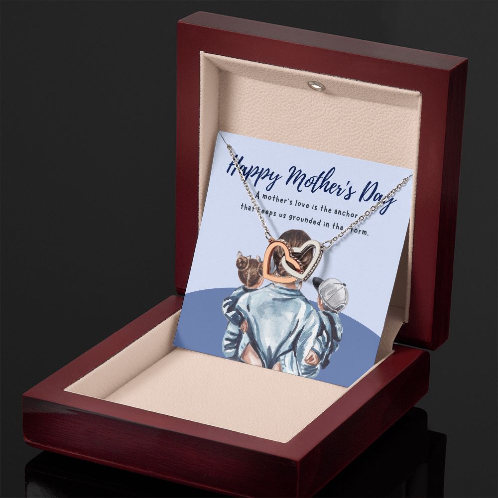 Happy Mother's Day | Mother's love keep us grounded in the storm - Interlocking Hearts Necklace