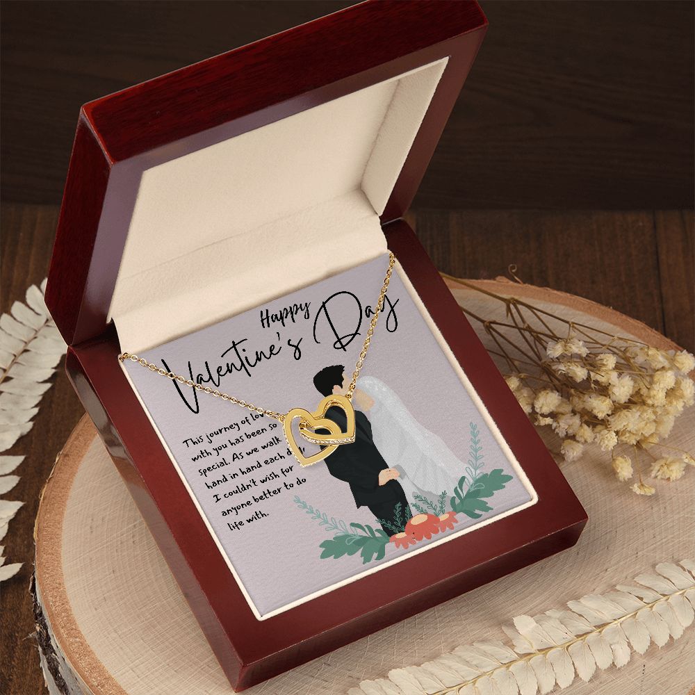 Happy Valentine's Day | This Journey of Love - Interlocking Hearts Necklace