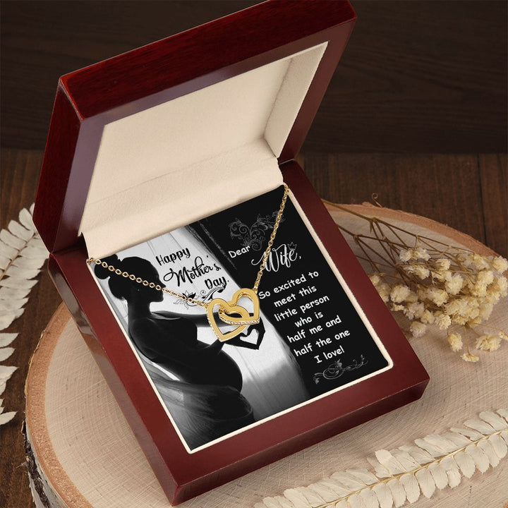 Happy Mother's Day | A lifetime of gratitude for all you do -  Interlocking Hearts Necklace