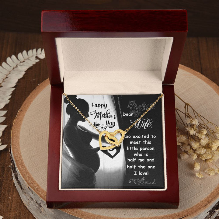 Happy Mother's Day | A lifetime of gratitude for all you do -  Interlocking Hearts Necklace