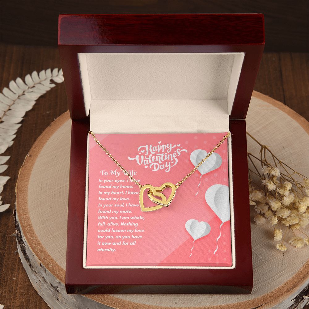 Happy Valentine's Day | Unending Love for You - Interlocking Hearts Necklace