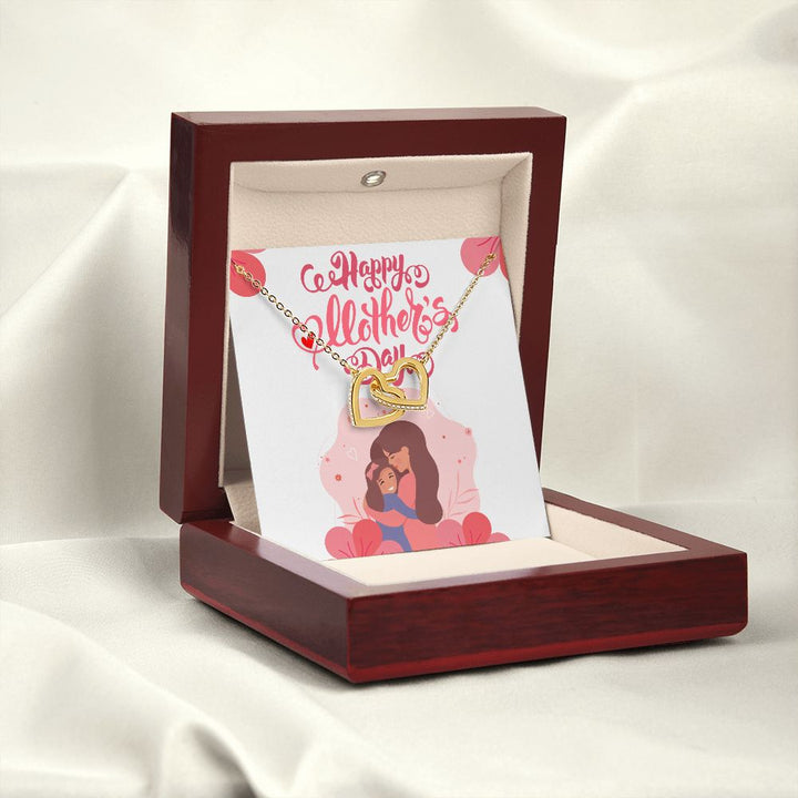 Happy Mother's Day | Thanks for always being my rock - Interlocking Hearts Necklace