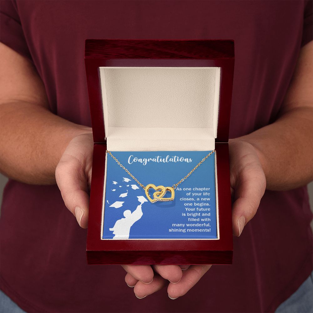 Happy Graduation | You've Got This, Grad! - Interlocking Hearts Necklace