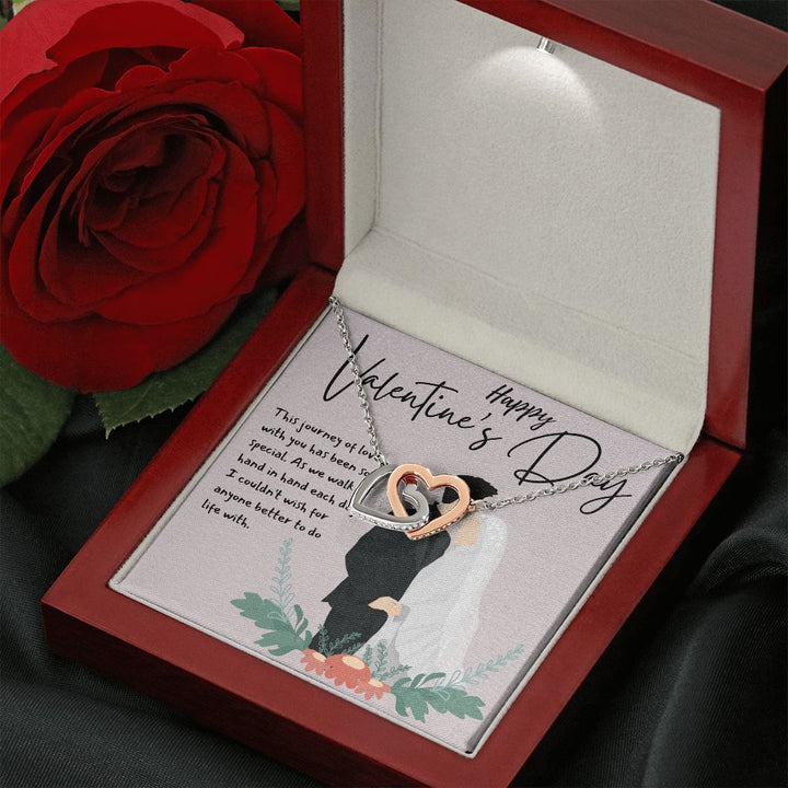 Happy Valentine's Day | This Journey of Love - Interlocking Hearts Necklace