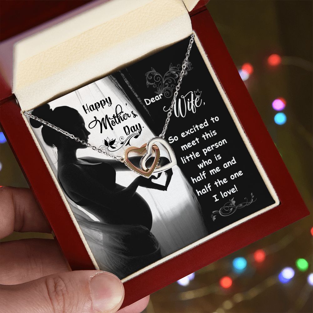 Happy Mother's Day | A lifetime of gratitude for all you do -  Interlocking Hearts Necklace