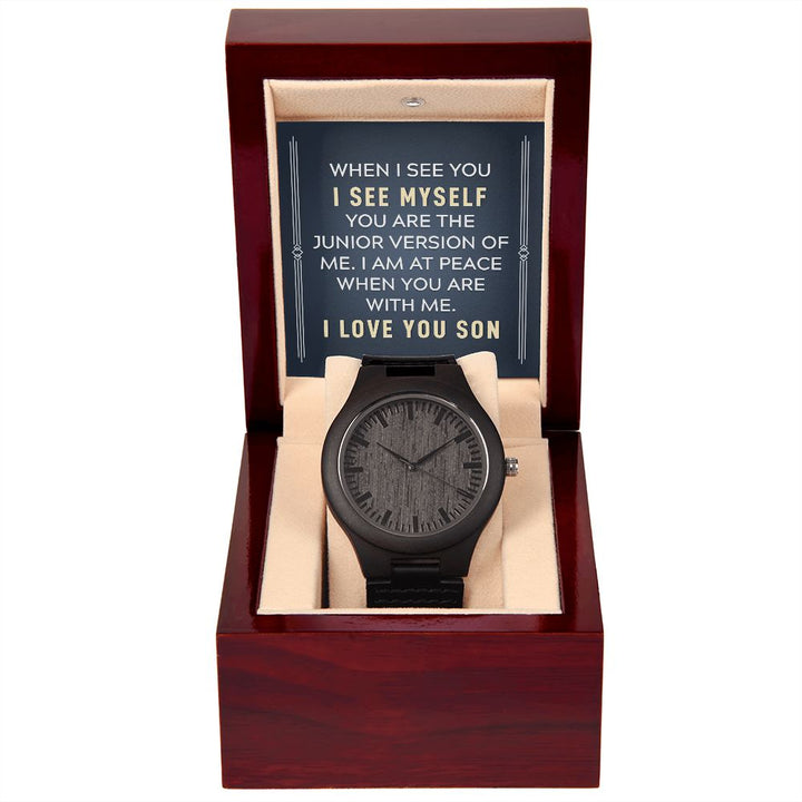 To My Son | When I see you - Wooden Watch