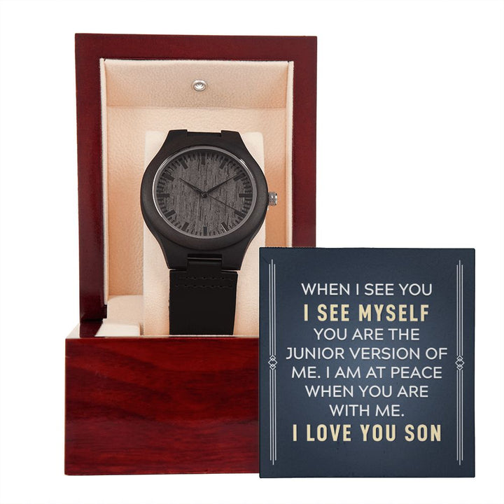 To My Son | When I see you - Wooden Watch