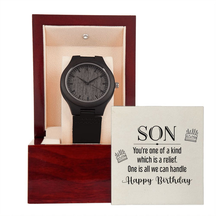 To My Son | You're one of a kind - Wooden Watch