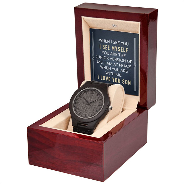 To My Son | When I see you - Wooden Watch