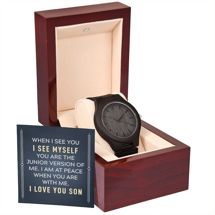 To My Son | When I see you - Wooden Watch