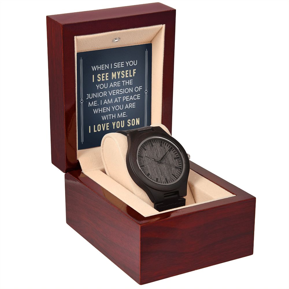 To My Son | When I see you - Wooden Watch