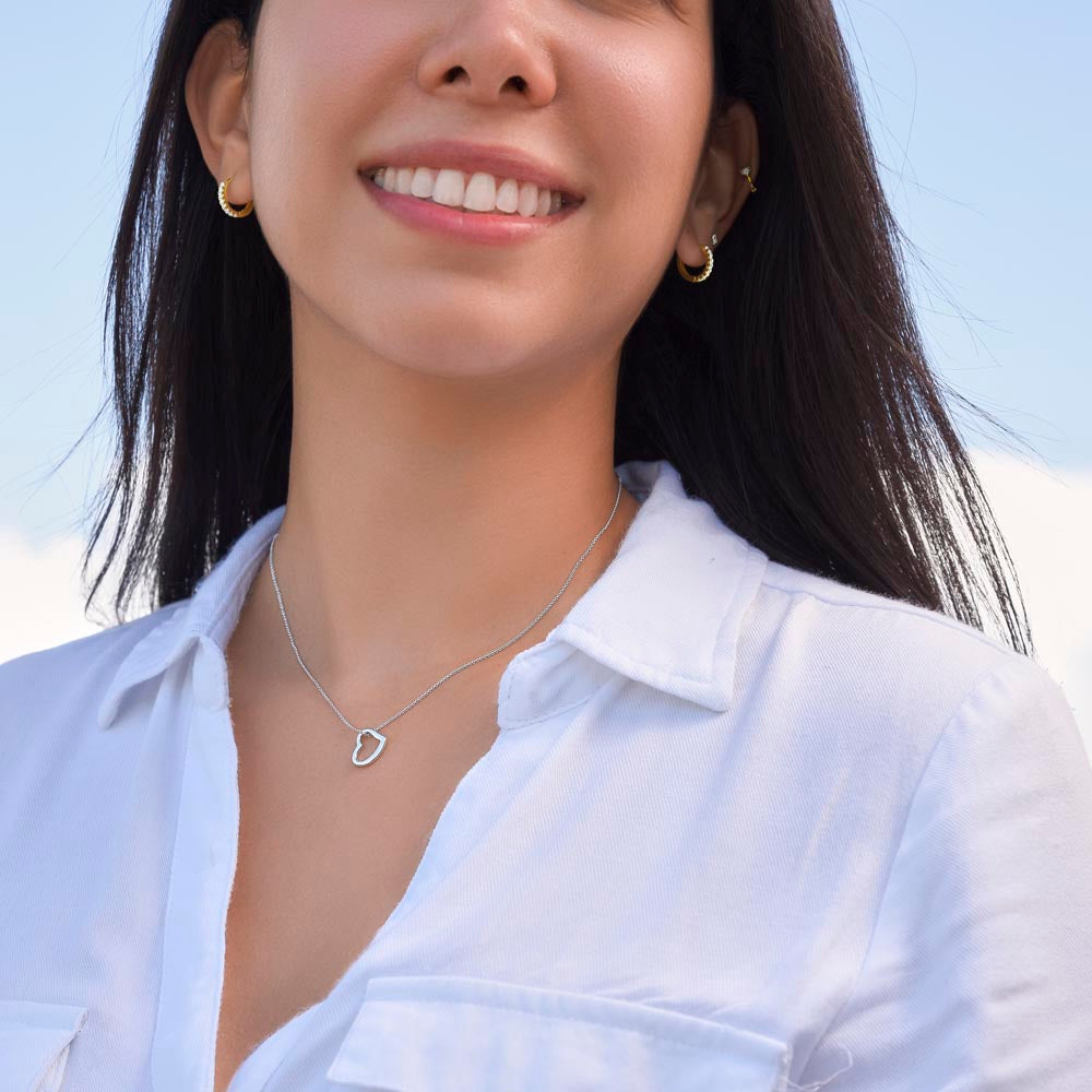 Happy Mother's Day | Infinite love and gratitude - Delicate Heart Necklace