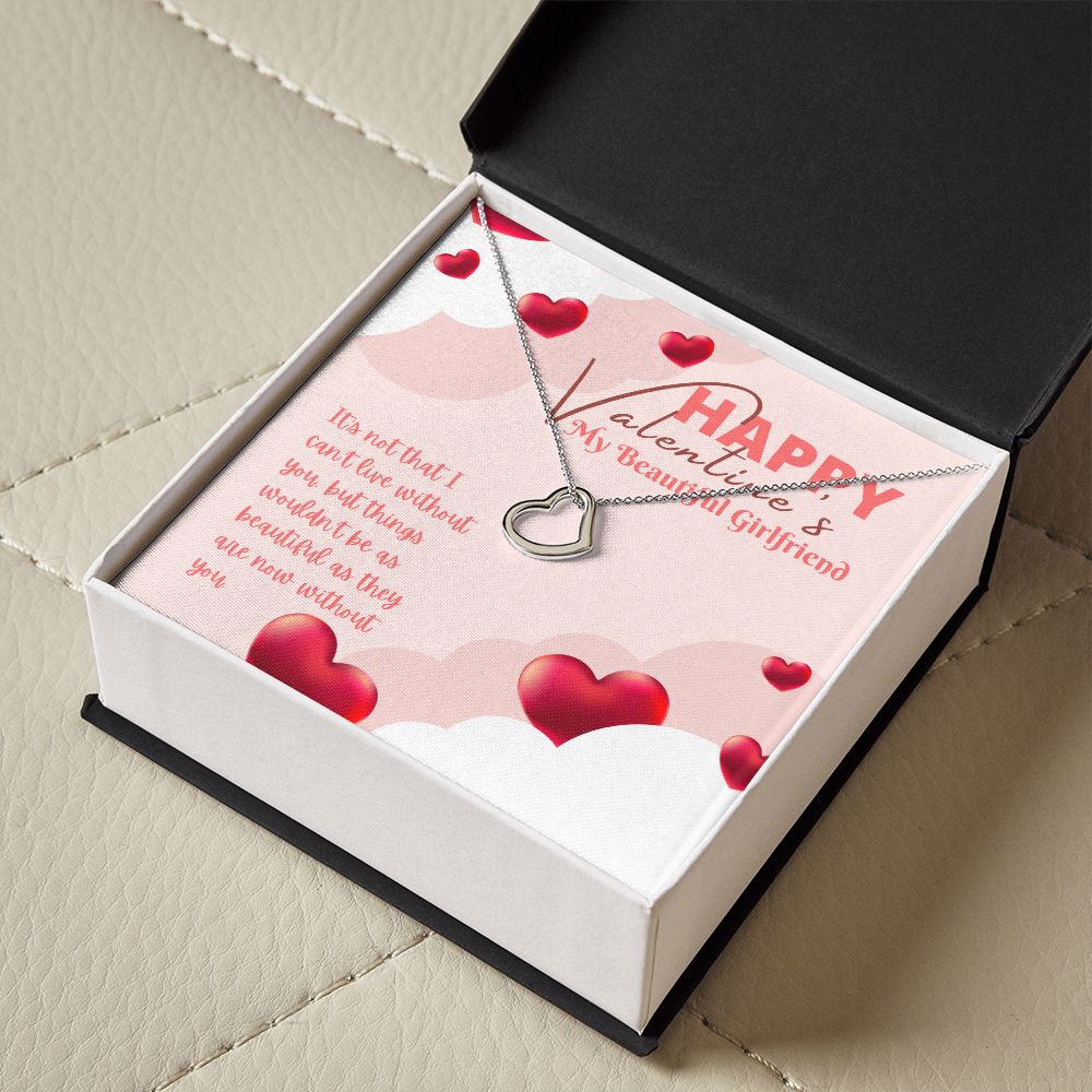 Valentine's Day | My Beautiful Girlfriend - Delicate Heart Necklace