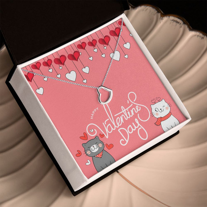 Valentine's Day | Be My Valentine - Delicate Heart Necklace