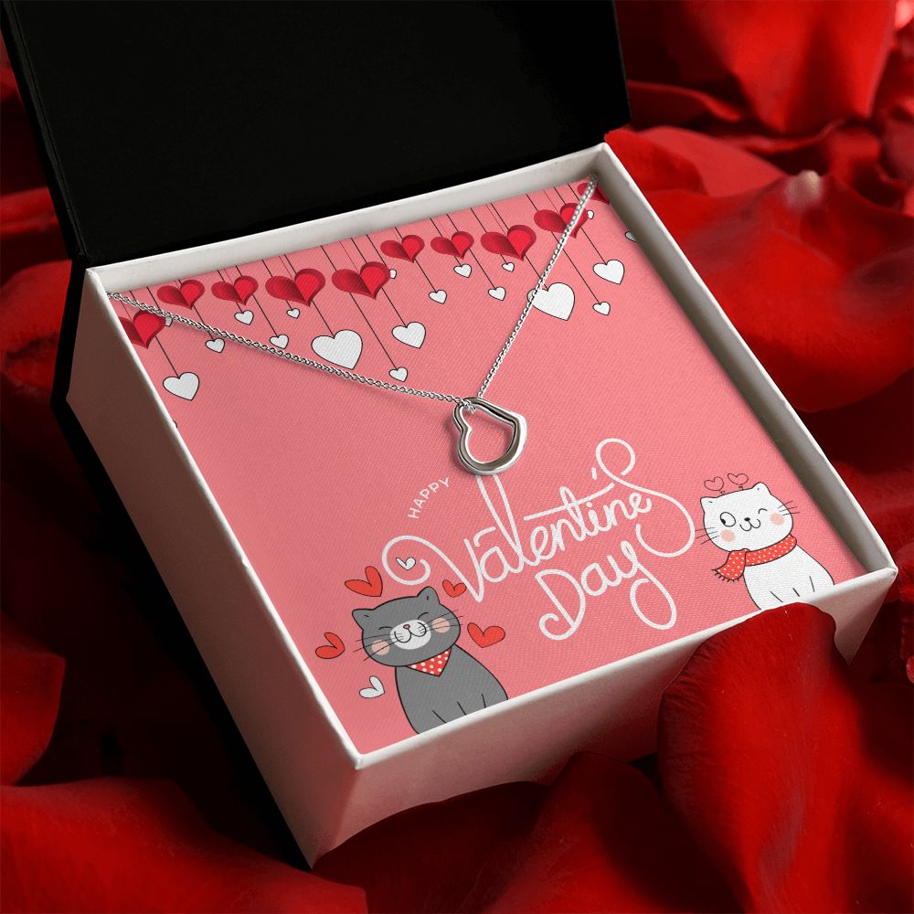 Valentine's Day | Be My Valentine - Delicate Heart Necklace