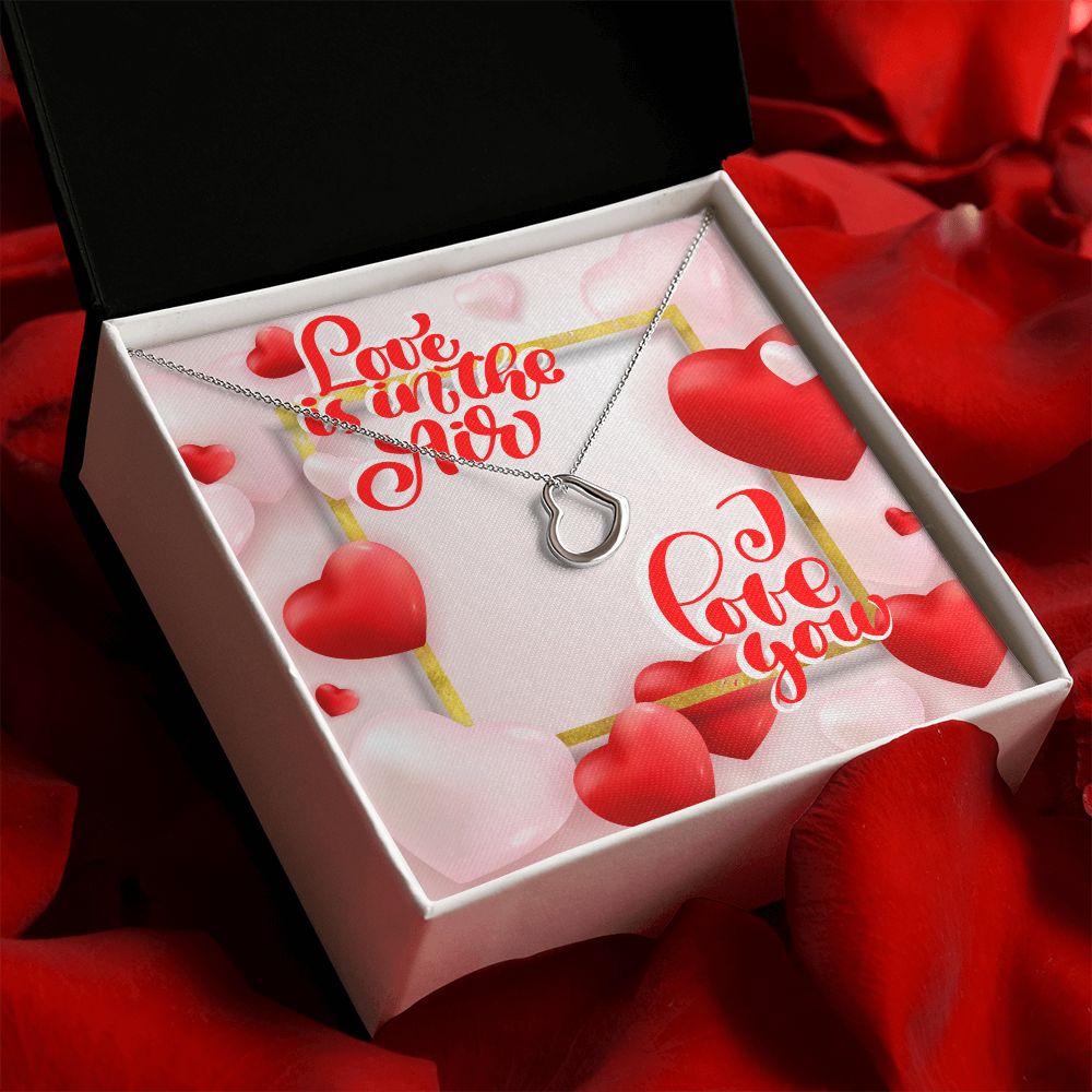 Happy Valentine's Day | You Complete Me - Delicate Heart Necklace