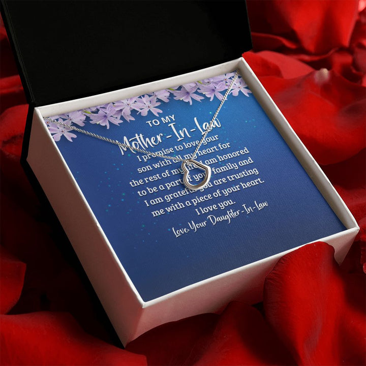 To My Mother-in-Law | A Love That Knows No Boundaries - Delicate Heart Necklace