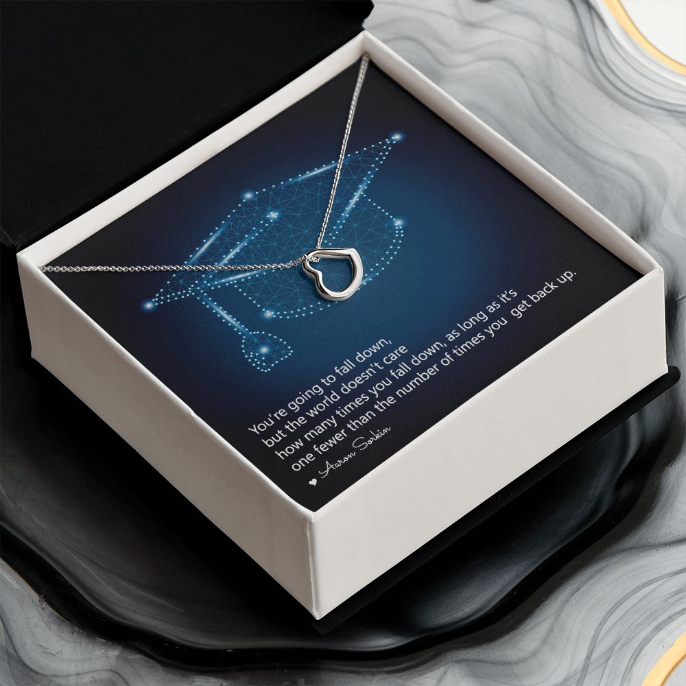 Happy Graduation | Fulfillment of a Promise - Delicate Heart Necklace