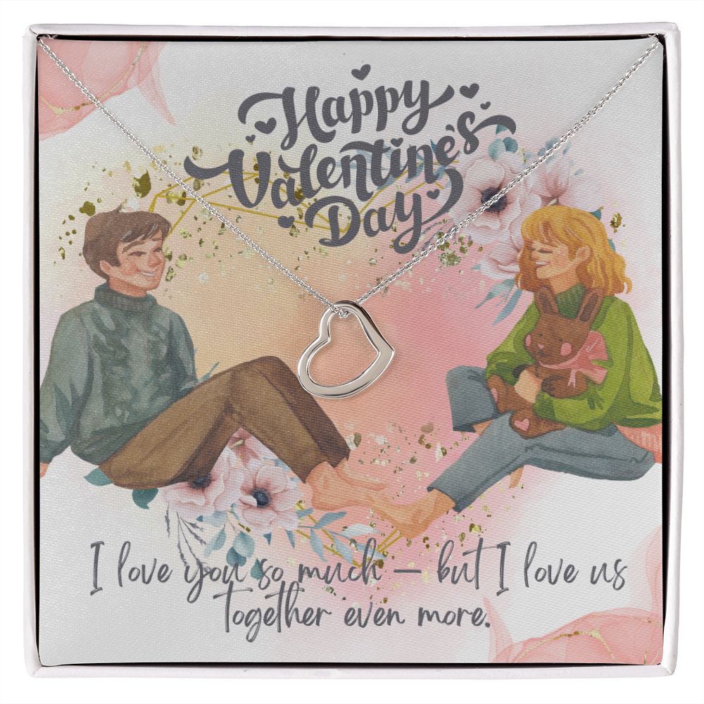 Valentine's Day | I love you so much - Delicate Heart Necklace
