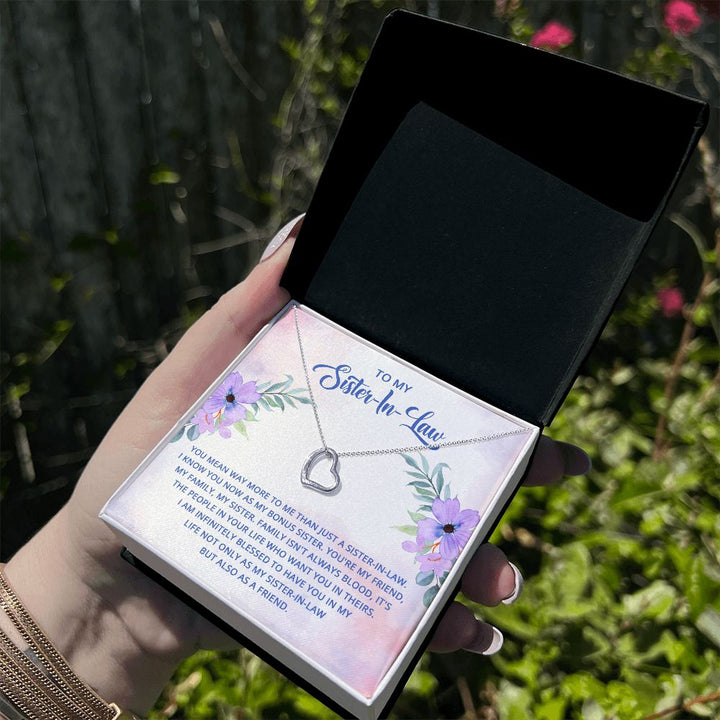 To My Sister-In-Law | The Transformation of a Relationship - Delicate Heart Necklace
