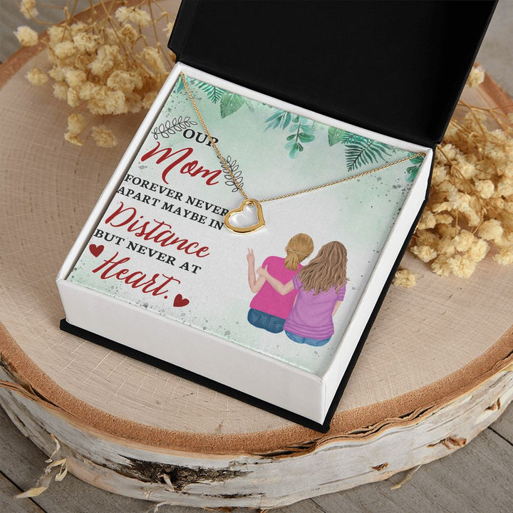 To Our Mom | A Gift of Love for Mom - Delicate Heart Necklace