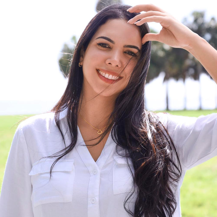 To My Mother-In-Law | A Blessing in Our Lives - Delicate Heart Necklace