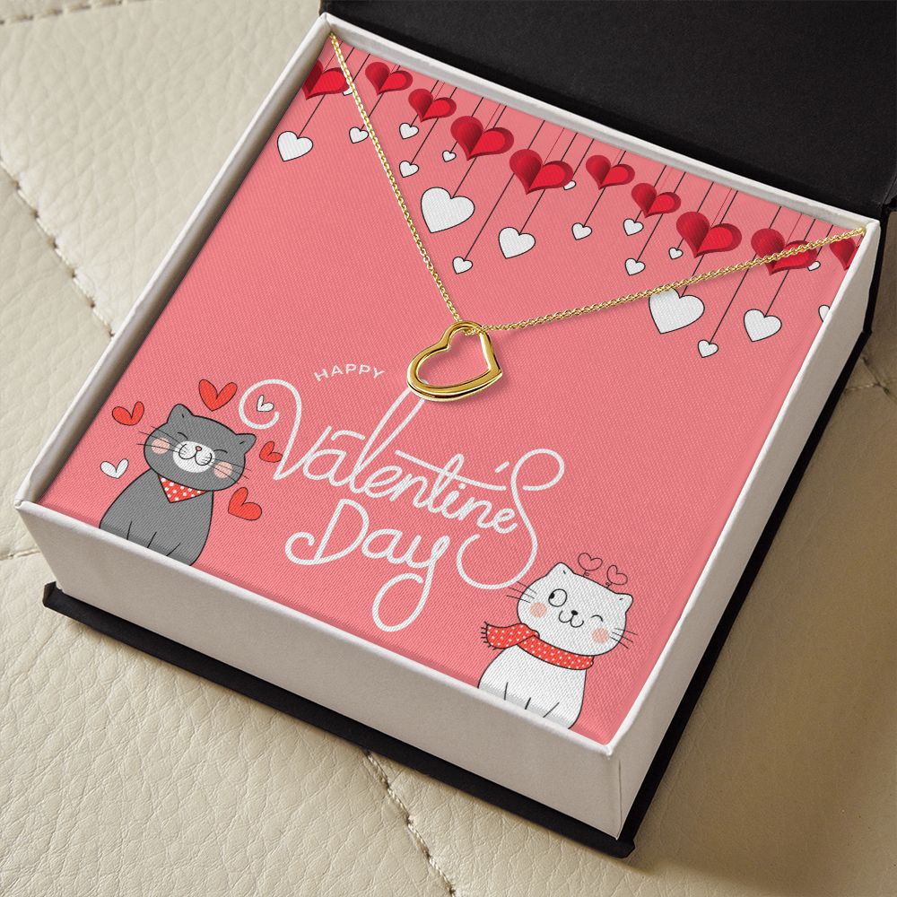 Valentine's Day | Be My Valentine - Delicate Heart Necklace