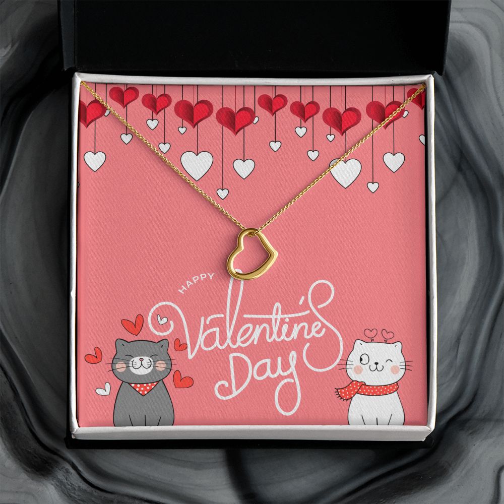 Valentine's Day | Be My Valentine - Delicate Heart Necklace