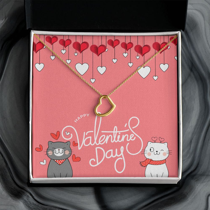 Valentine's Day | Be My Valentine - Delicate Heart Necklace