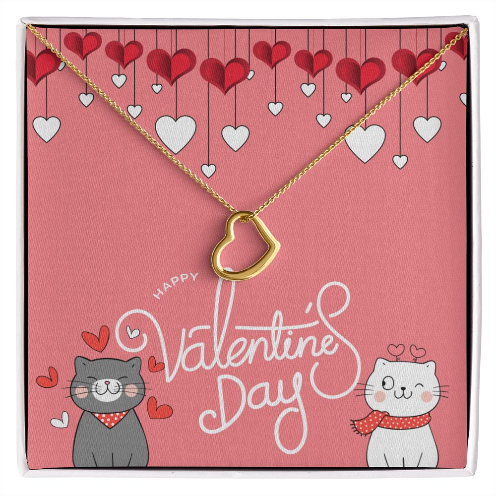 Valentine's Day | Be My Valentine - Delicate Heart Necklace