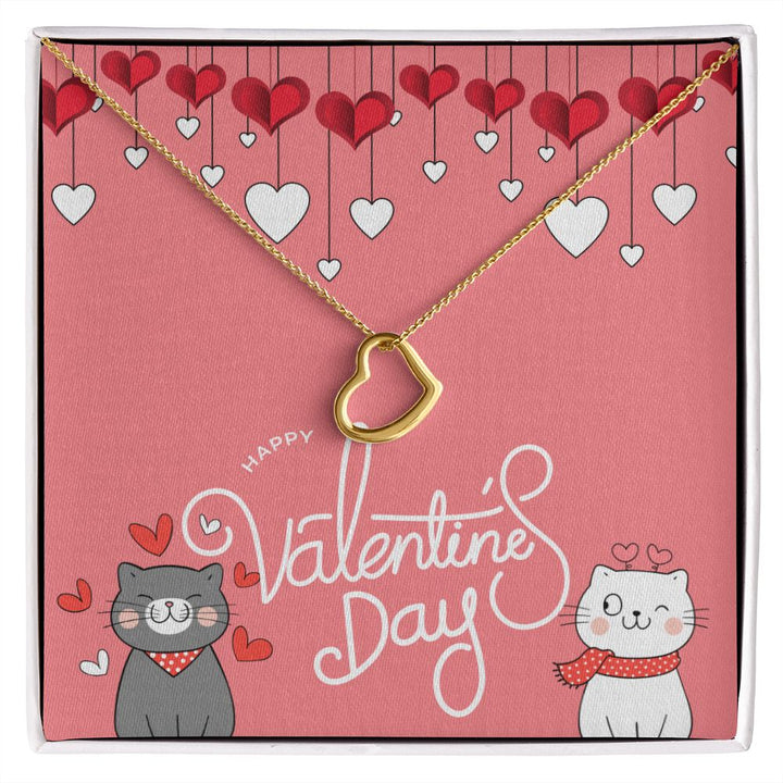 Valentine's Day | Be My Valentine - Delicate Heart Necklace