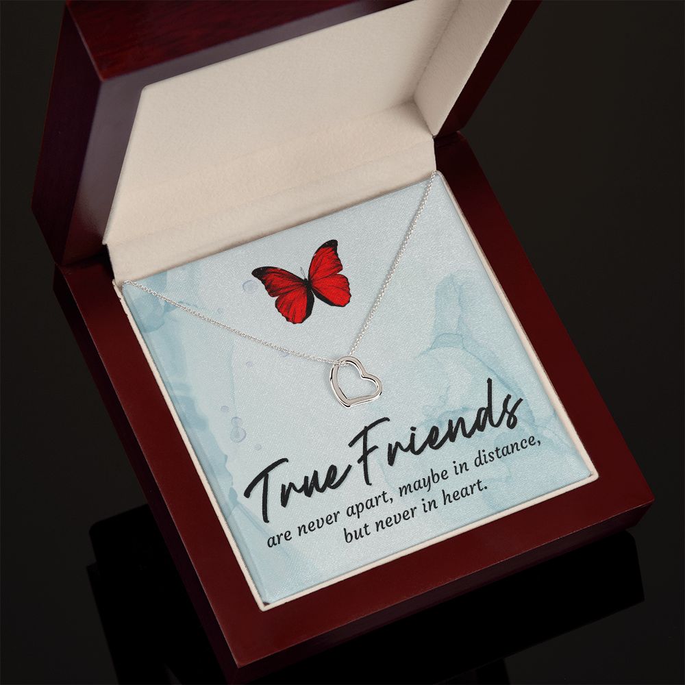 To My Friend | True Friends - Delicate Heart Necklace