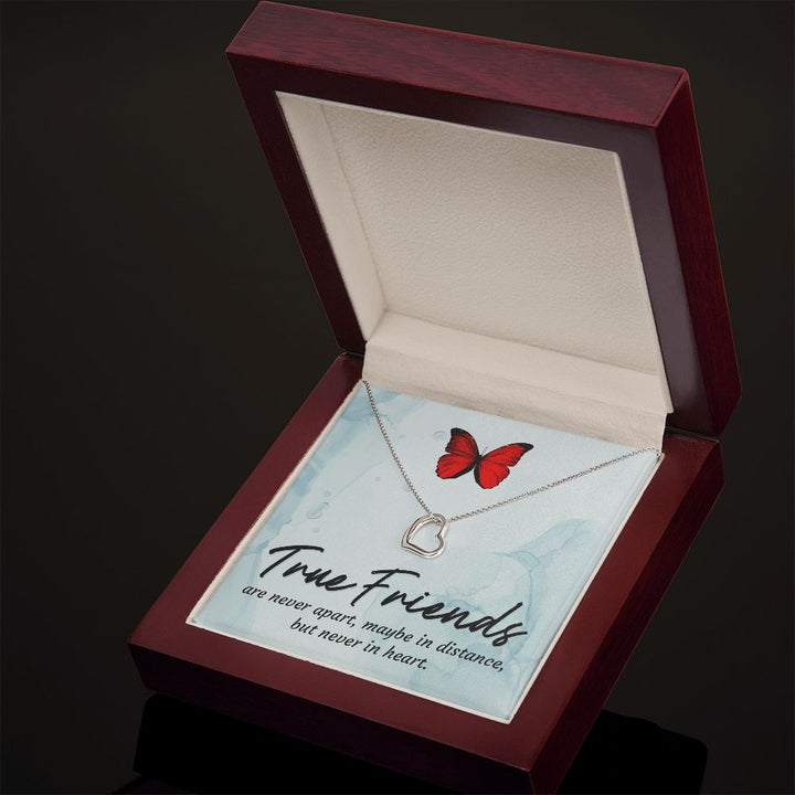 To My Friend | True Friends - Delicate Heart Necklace